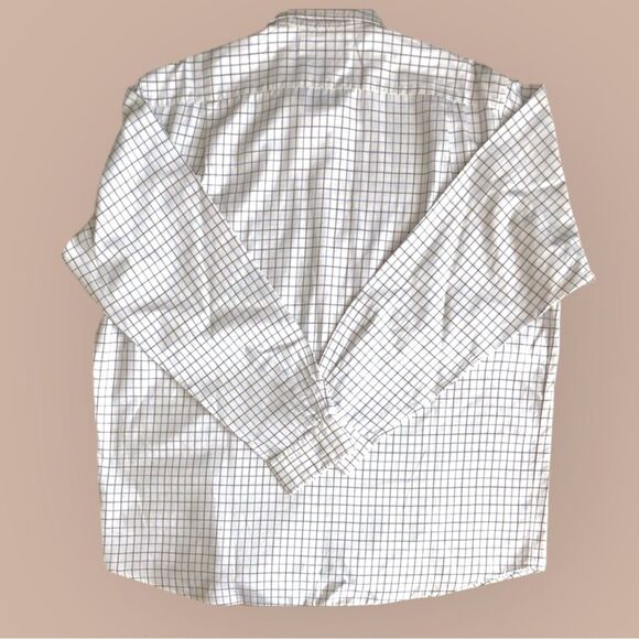 Polo Ralph Lauren Bonnard White and Blue Checkered Long Sleeve Shirt Sz XL - Picture 3 of 6